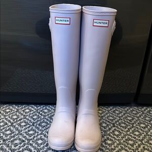 Hunter Tall Pink Rain Boots